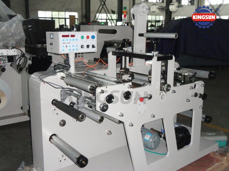 DK-320G Model Label Slitter with Rotary Die Cutter