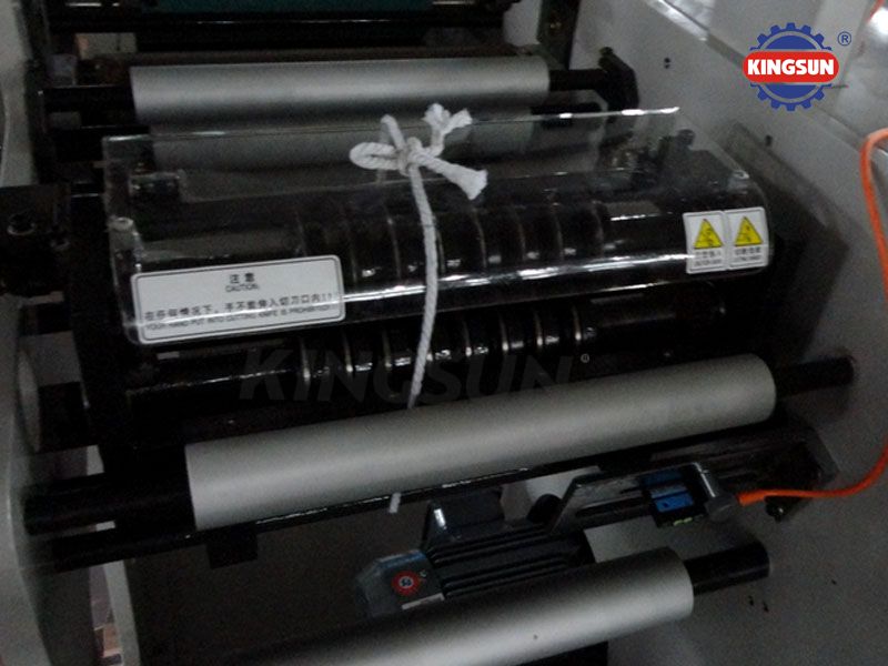 DK-320G Model Label Slitter with Rotary Die Cutter