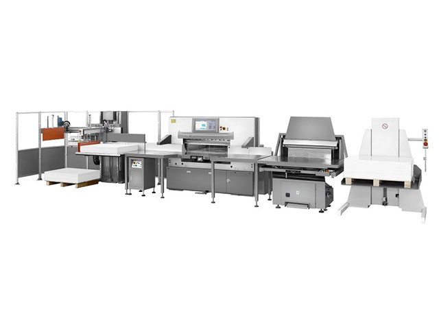 Paper cutting production line