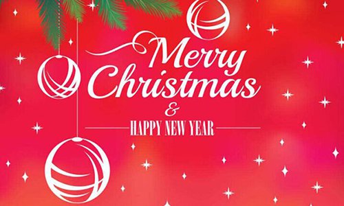 Merry Christmas and Happy New Year 2018!