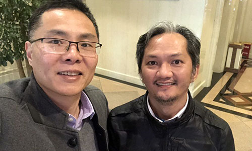 Mr. Quang from Vietnam visit us on 29th.