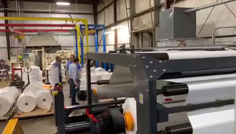 KSM-1700 twin rotary knife paper sheeter successfully installed in Ohio USA