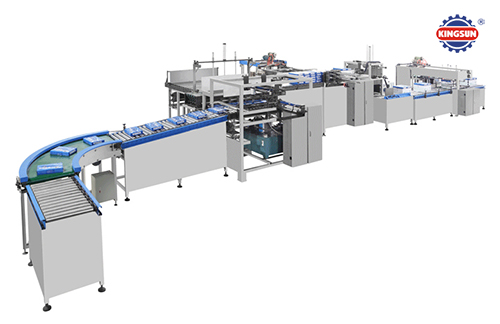 KEP-1 Fully Automatic Copy Paper Cartoning Strapping and Stacking Machine Line