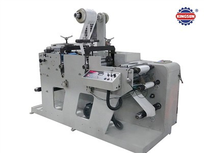 DK-320G-2 Model Label Slitting Machine with Two Units Rotary Die-cutting 
